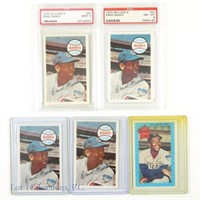 1970-1971 Kelloggs Ernie Banks MLB Cards (PSA) (5)