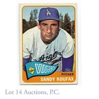 1965 Topps #300 Sandy Koufax MLB Baseball Card