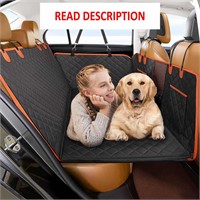 NEEZUKAR Dog Seat Extender  Hard Bottom  Black