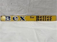Original Bex sign approx 33 x 3 cm