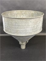 Vintage Heavy Duty Galvanized Aluminum Funnel