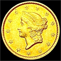 1851 Rare Gold Dollar CLOSELY UNCIRCULATED