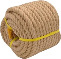 Twisted Manila Rope Jute Rope (3/4 in x 100 ft) Na