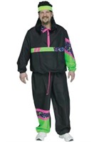 Fun World mens 80s Male Track Suit Costume,