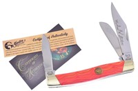 Michael Prater Hen & Rooster Spiney Stockman Knife