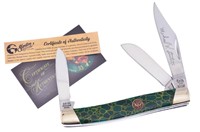 Michael Prater Golden Jade Stockman Knife
