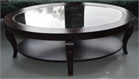 Modern  Oval Coffee Table 50"l x 30"w x 18.5"t