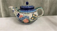 Unikat Polish Stoneware Pottery Teapot 2236