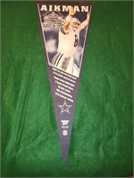 Troy Aikman Hall of Fame Pennant