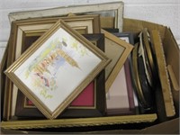 Large Box Of Framed Prints & Photos