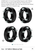 ILONPA 6x5.5 1.5 inch Forged Wheel Spacers