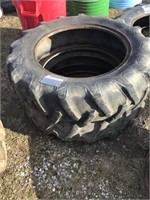 2 FIRESTONE 11.2-24 REAR TRACTOR TIRES