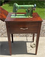 Belle Sewing Machine & Cabinet