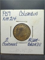 1959 Colombian coin
