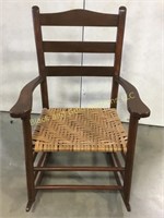 Oak rocking chair