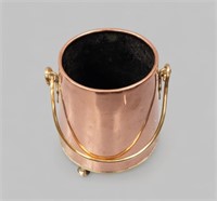 ANTIQUE COPPER AND BRASS BUCKET
