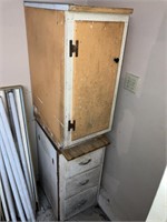 Garage Wood Storage Cabinets (2)