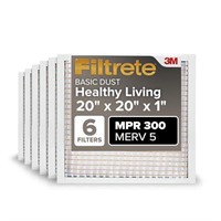 Filtrete 20x20x1 AC Furnace Air Filter, MERV 5, MP