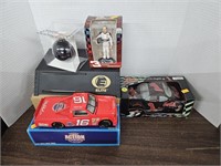 Nascar items and diecast truck