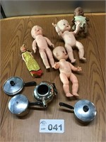 BABY DOLLS, CHILDS COOKWARE