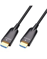 (New) (1 pack) DTECH Fiber Optic HDMI Cable