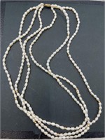 10k gold and pearl necklace