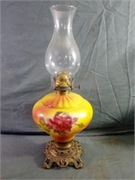 Antique Style Oil Lamp Measures 19" Height