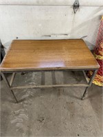Solid Oak Top Workbench  Table  45" x 27"