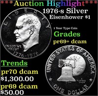 Proof ***Auction Highlight*** 1976-s Silver Eisenh