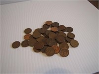 50 Wheat Pennies (same photo used)