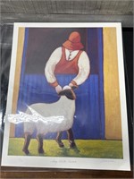 Signed Limited Edition Lithograph Print 57/395 Boy