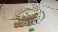 Three power strips