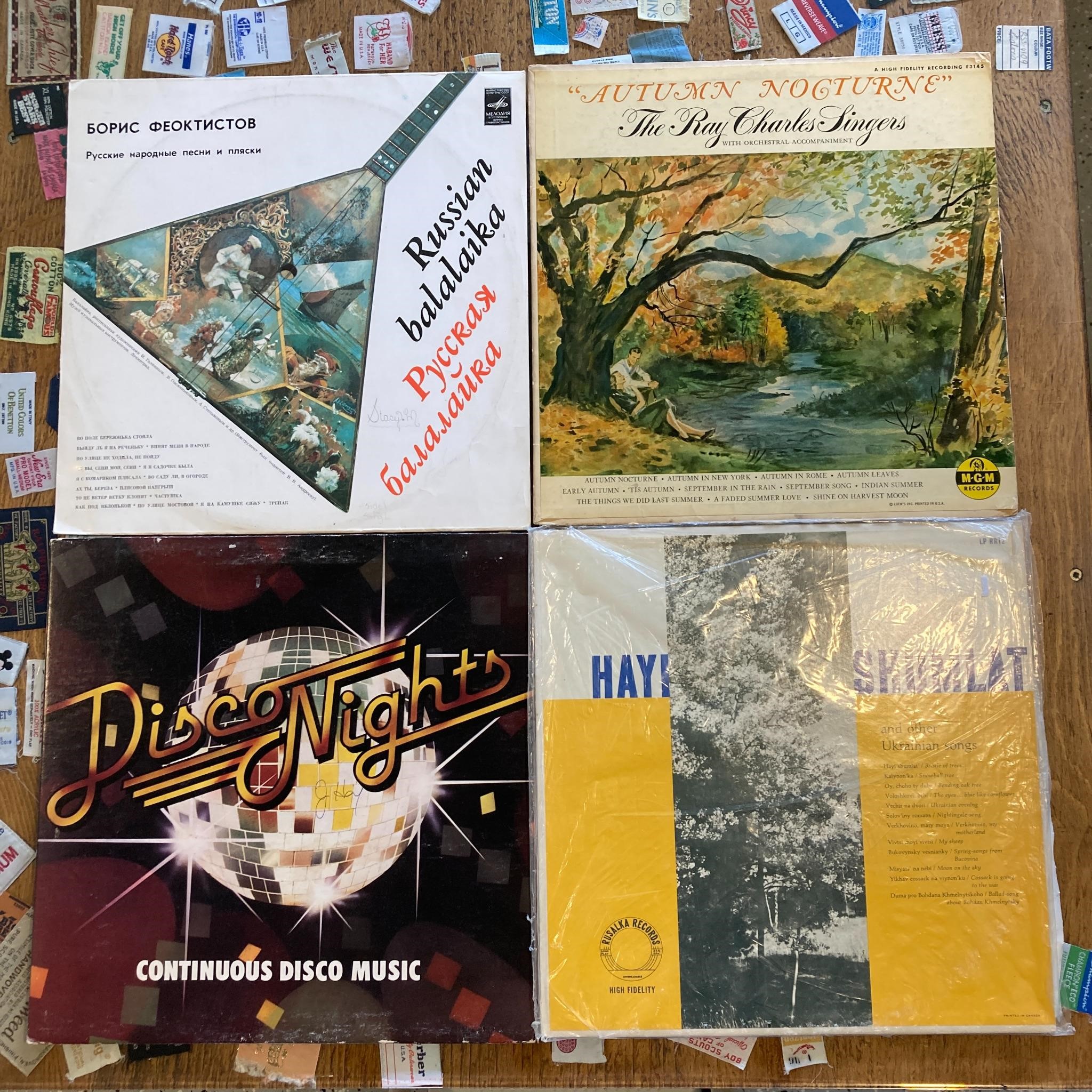 Lot of 16 Vintage Vinyl Records LPs Mixed Artists