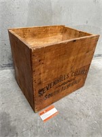 SEVENHILLS CELLARS Sth Aust Timber Box 380mm x