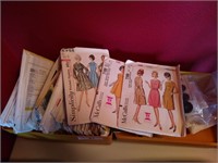 Lot of miscellaneous dress patterns