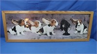 Wood Framed Dog Print