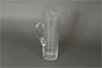 Mid Century Baccarat Etched Crystal Pitcher