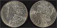 1900-O & 1901-O MORGAN DOLLARS AU/BU