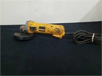 DeWalt 4.5 in angle grinder