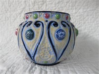 A Czecho-Slovakia Glazed Amphora Vase