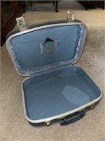 Blue Vintage Suitcase