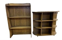 Pair of Wood Shelves