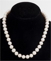 Silver Cultured Freshwater Pearl Necklace