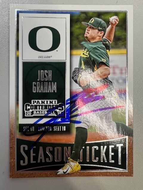 Josh Graham Signed Card with COA