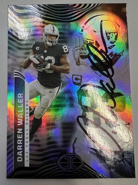 Raiders Darren Waller Signed Card with COA