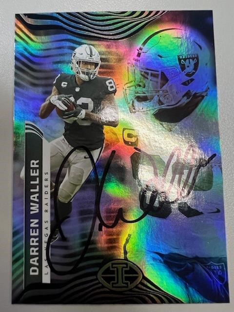 Raiders Darren Waller Signed Card with COA