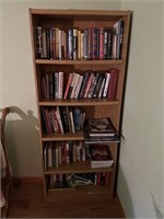 Wooden Bookcase With Books Included 71” x 29” x