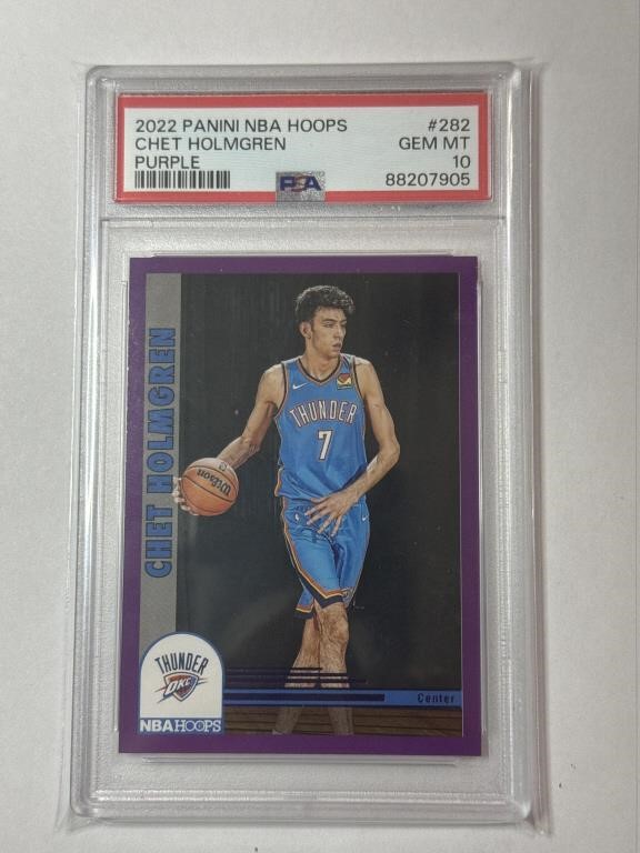 2022-23 Hoops Tribute #282 Chet Holmgren RC PSA 10