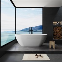 Prohon Acrylic Freestanding Tub 59" L Freestanding