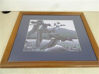 Framed and Matted Duck Picture